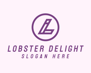 Modern Logistics Letter L logo design