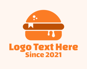 Snack - Burger Recipe Book logo design