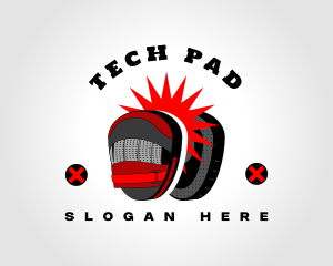 Boxing Pad Training logo design