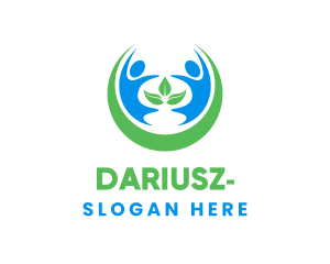 Leaf - Human Environment Community logo design
