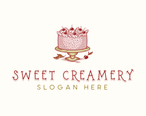 Cherry Cake Patisserie logo design