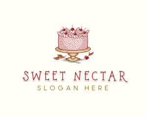 Cherry Cake Patisserie logo design