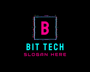 Glitch Club Tech Software logo design