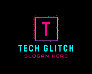 Glitch Club Tech Software logo design