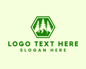 Park - Outdoor Forest Mountain logo design