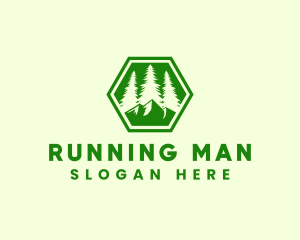Camping - Outdoor Forest Mountain logo design