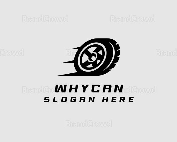 Tire Wrench Mechanic Logo