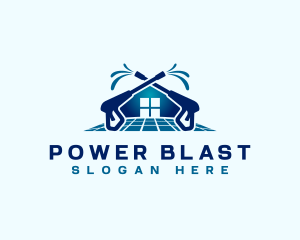 Power Wash Maintenance logo design