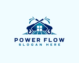 Power Wash Maintenance logo design