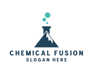 Chemistry - Lab Flask Science Chemistry logo design