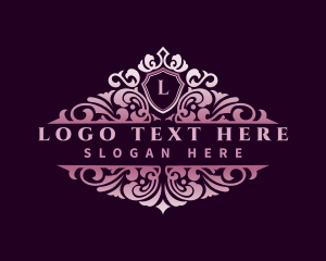 Decorative - Royal Fleur De Lis Shield logo design