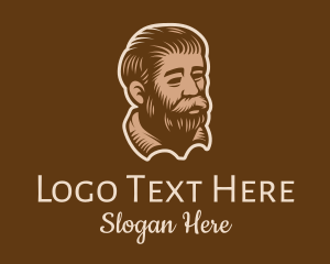 Beard - Wise Old Man logo design