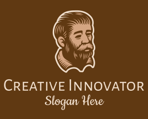 Inventor - Wise Old Man logo design