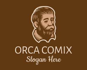 Beard - Wise Old Man logo design