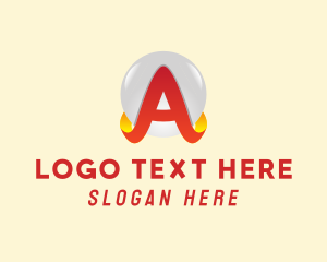 Advertising - Generic 3D Sphere Letter A logo design