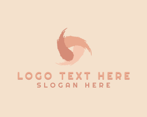 Cosmetic - Feminine Cosmetic Brushstroke logo design