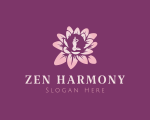 Flower Zen Yoga logo design