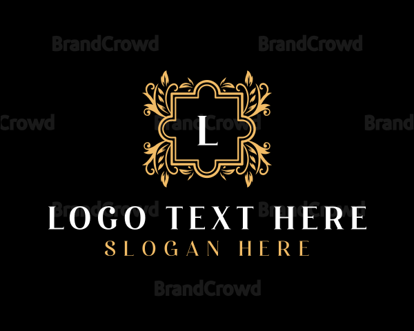 Luxury Floral Event Logo