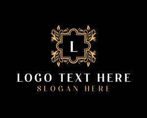 Luxury Floral Event logo design