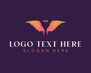 Halo - Spiritual Celestial Angel logo design