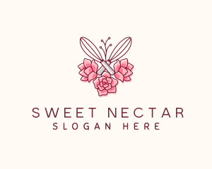 Flower Whisk Patisserie logo design