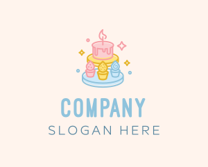 Baker - Colorful Pastry Cakes logo design