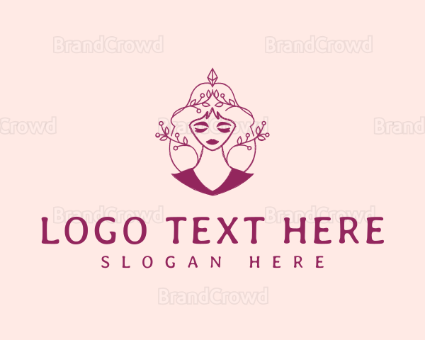 Ethereal Beauty Woman Logo