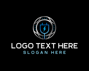 Industrial - Electric Energy Plug logo design