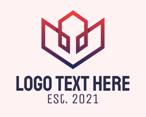 Products - Geometric Lotus Flower logo design