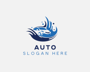 Car Wash Auto Detailing logo design
