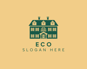 Traditional - Colonial House Property logo design