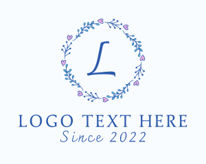 Styling - Floral Wedding Wreath logo design