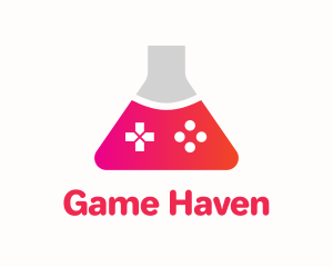 Gaming Community - Gradient Flask Game Controller logo design