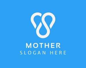 Cyber - Simple Modern Loop logo design