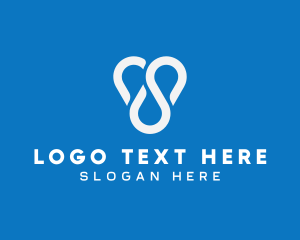 It - Simple Modern Loop logo design