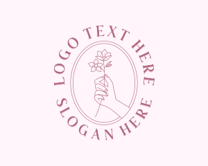 Skincare - Flower Hand Spa logo design