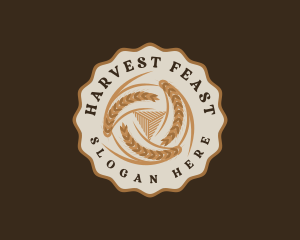 Barley Wheat Harvest logo design