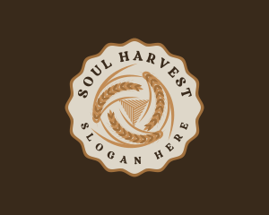 Barley Wheat Harvest logo design