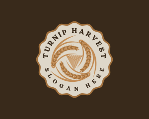 Barley Wheat Harvest logo design