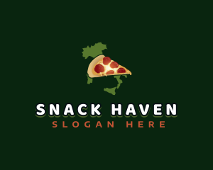 Italian Pizza Cuisine  logo design