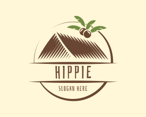 Organic - Organic Nipa Hut Roof logo design