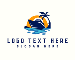 Ferry - Beach Ferry Vacation logo design