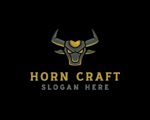 Angry Bison Horns logo design