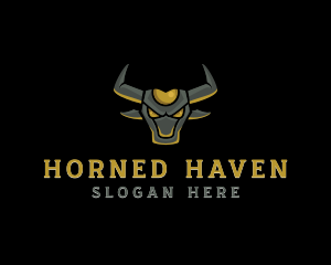 Angry Bison Horns logo design