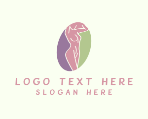 Waxing - Elegant Feminine Body logo design