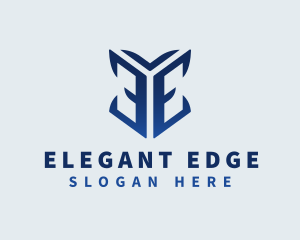 Elegant Professional Startup Letter E logo design