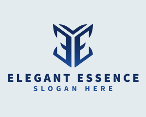 Elegant Professional Startup Letter E logo design