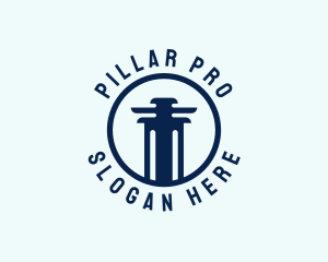 Modern Pillar Insurance logo design