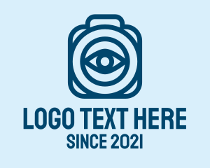 Selfie - Camera Eye Photographer logo design