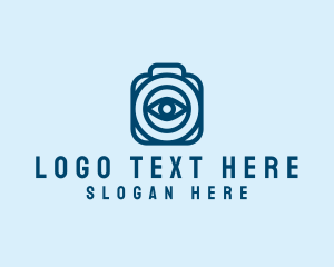 Camera App - Camera Eye Photographer logo design